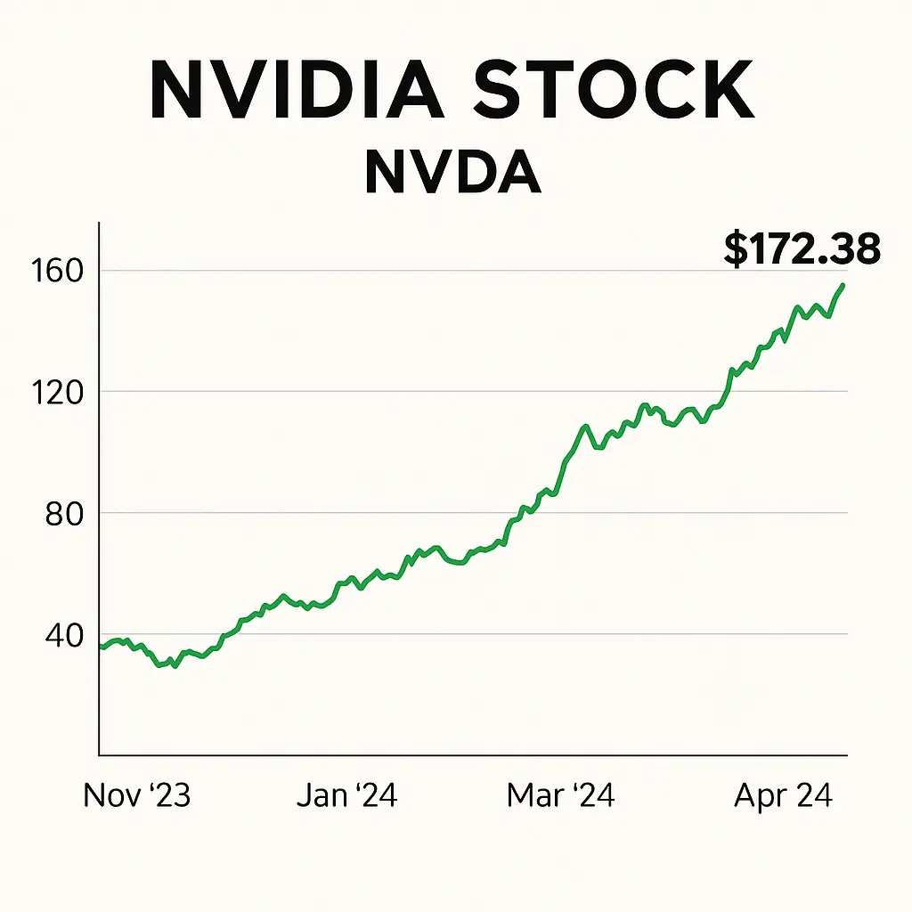 Nvidia stock rally chart